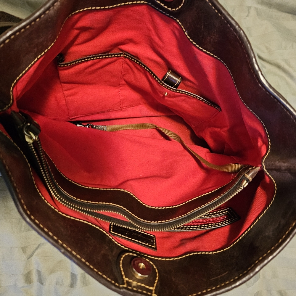Vintage Dooney & Bourke Suede Women's Purse - Picture 7 of 12